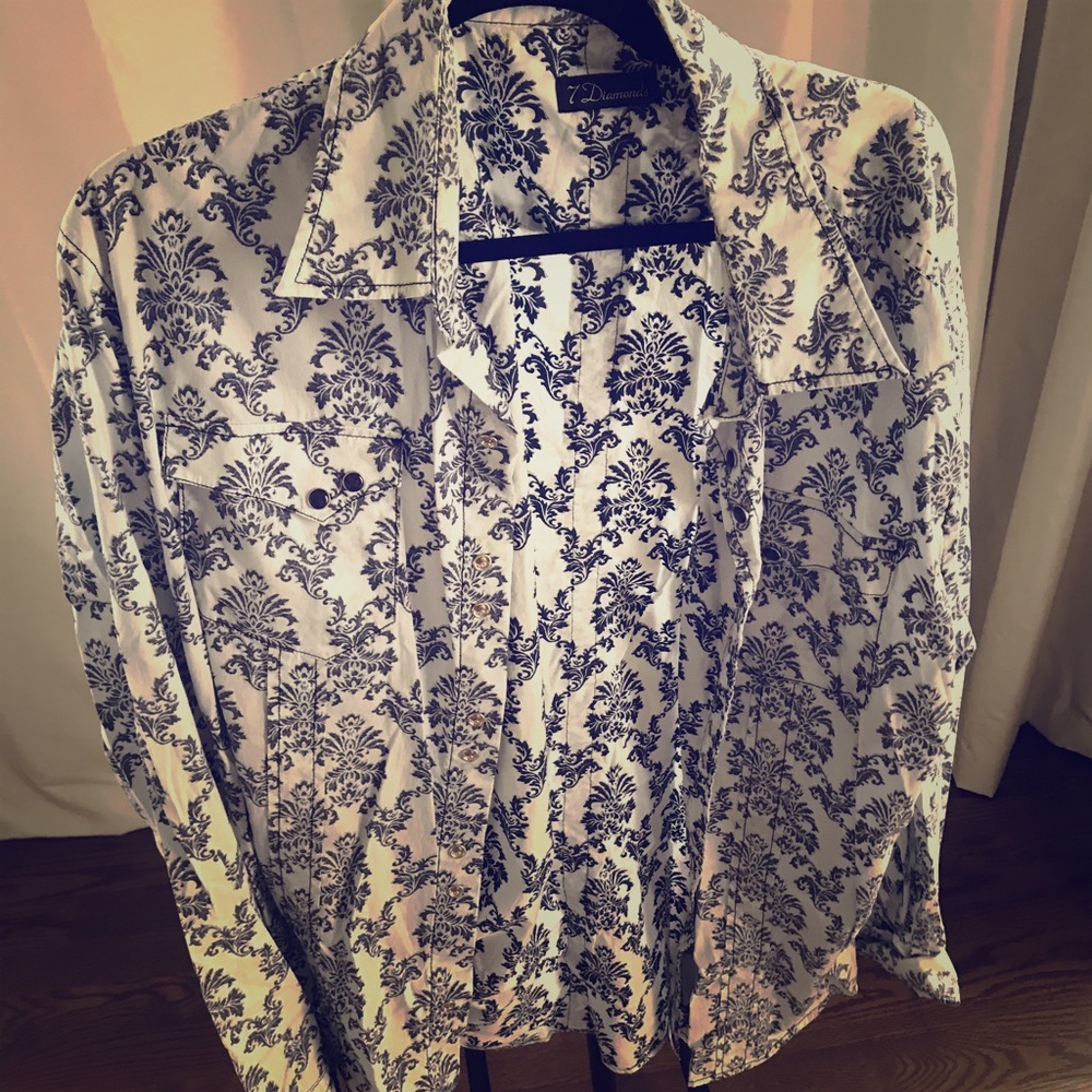 Authentic 7 Diamonds men’s button up
